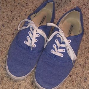 h&m divided blue shoes